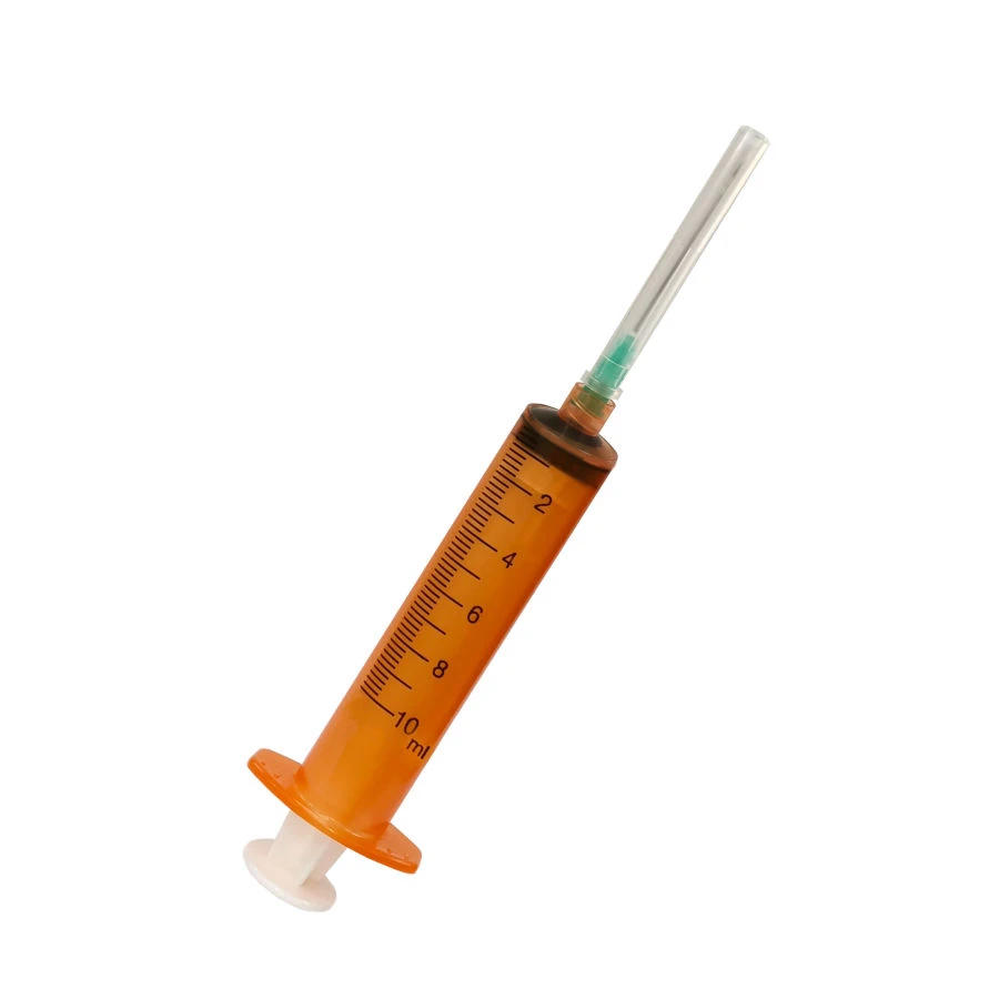 10 ml Sterile Single-Use Injection Syringe with Luer-Lock Tip