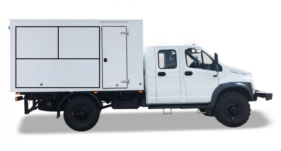 Diesel Truck 2250PB Based on GAZ Vehicles