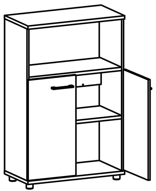 خزانة مستندات غالانت 8302 بأبواب منخفضة