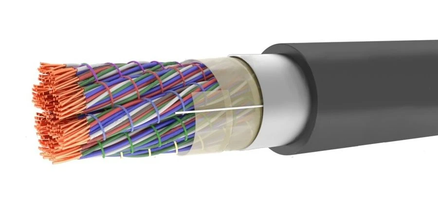 كابل هاتف مع عزل بولي إيثيلين صلب TPV