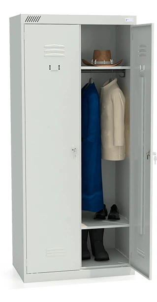 Metal Clothing Cabinet TM 12-80 According to GOST Standards