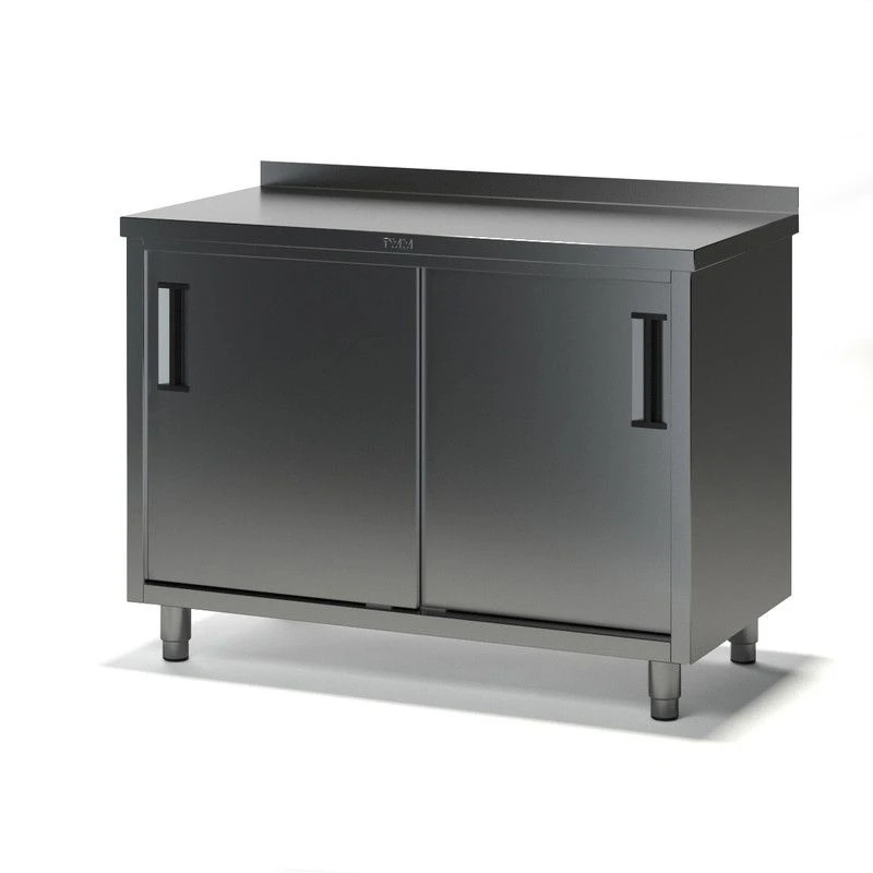 Food Processing Table SK-2 with Stainless and Galvanized Steel Border