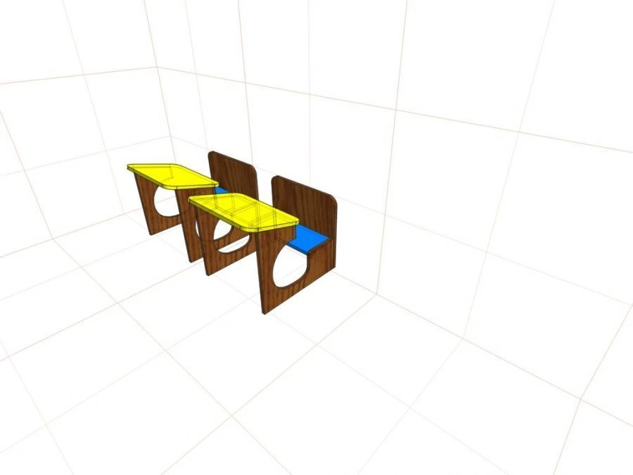 School Desk "Shkola" FN.MDU.01.49.00.00.00