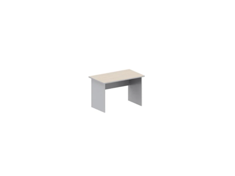 Easy Standard Writing Desk - Light Oak/Grey, 100x60x74 cm