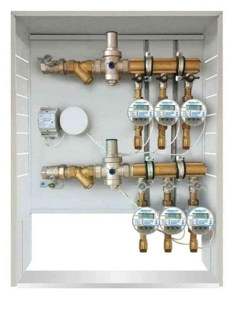 Pulsar Floor Collector Node for Water Supply System