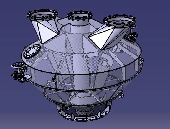 Dust Divider Model DD-3000 for Efficient Powder Flow Distribution