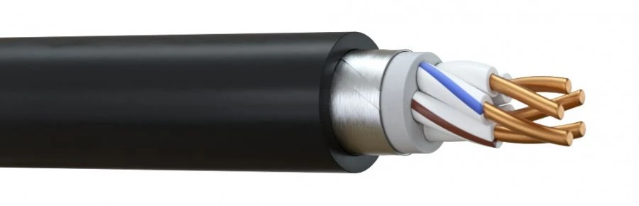 Flame-retardant Control Cable with Reduced Smoke and Gas Emission
