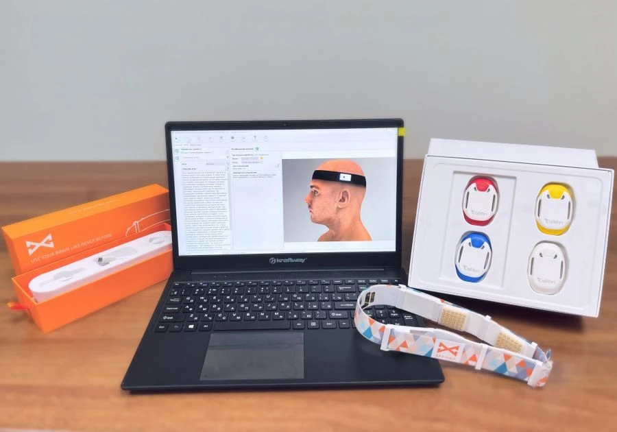 Wireless Biofeedback Complex with EMG, EEG, and Breath Monitoring