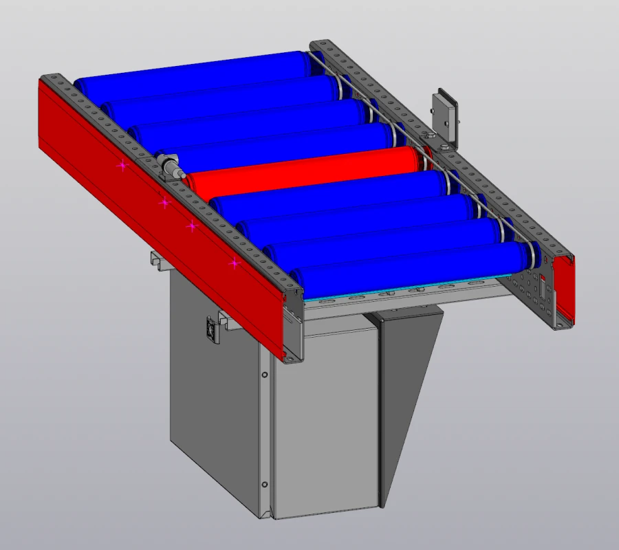 Roller Conveyor LTPG.482319.005-02 for Efficient Material Handling