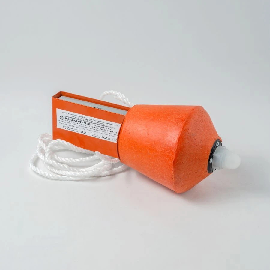 Self-igniting buoy for lifebuoy type BСCK-12
