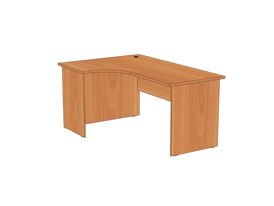 Ergonomic Corner Desk 1604/604*1104/704*750 mm, Model ApSUe-16