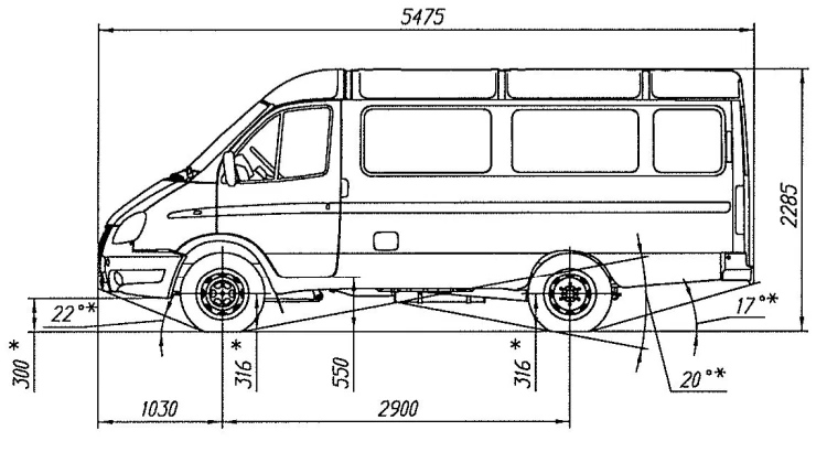 Cargo Truck Chassis with Gasoline Engine, Modification 2705