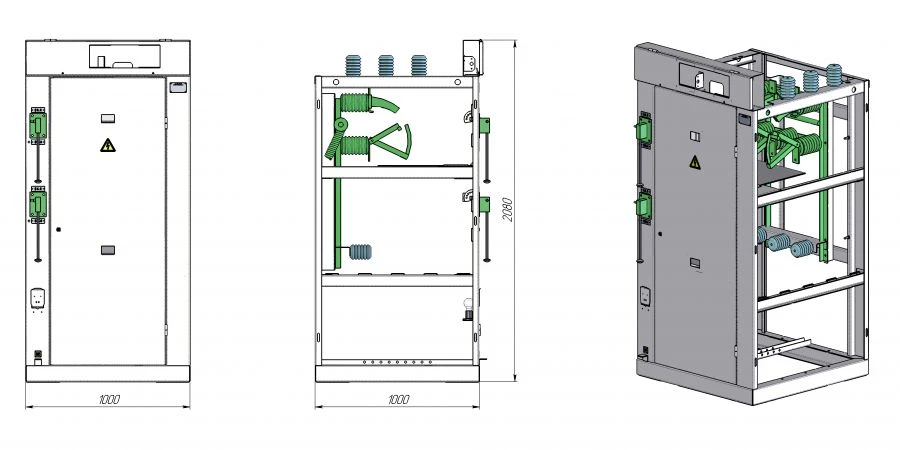 كاميرات الخدمة الأحادية من سلسلة ك.س.أ. لجهد 6/10 ك.ف