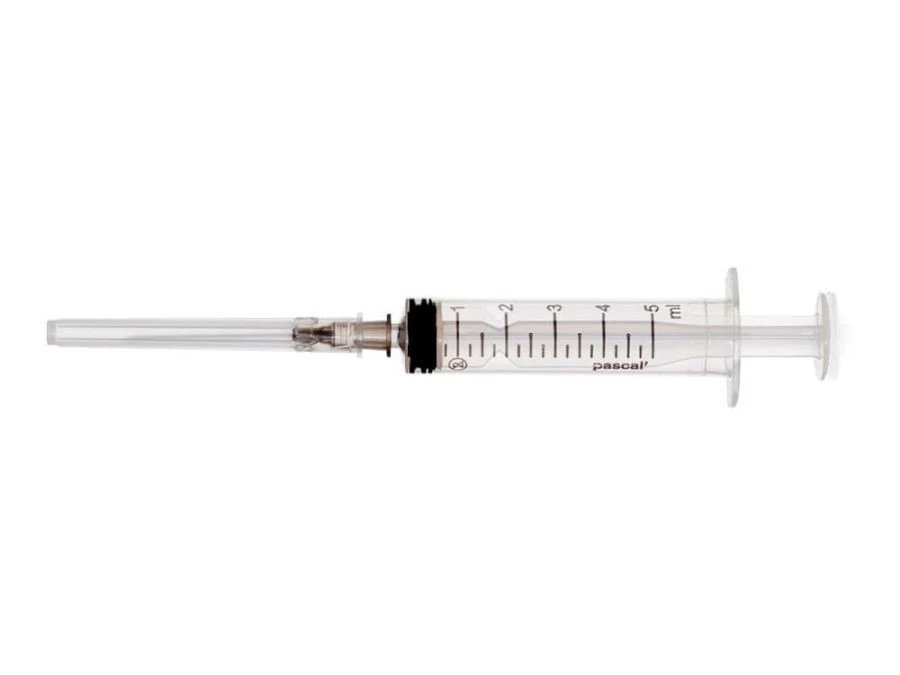 Sterile Single-Use Three-Component Luer Type Syringe 5ml with 22G x 1 Needle