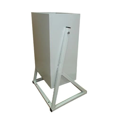 Customizable Metal Waste Bin for Various Applications