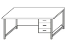 Laboratory Table with Suspended Cabinet SL-3
