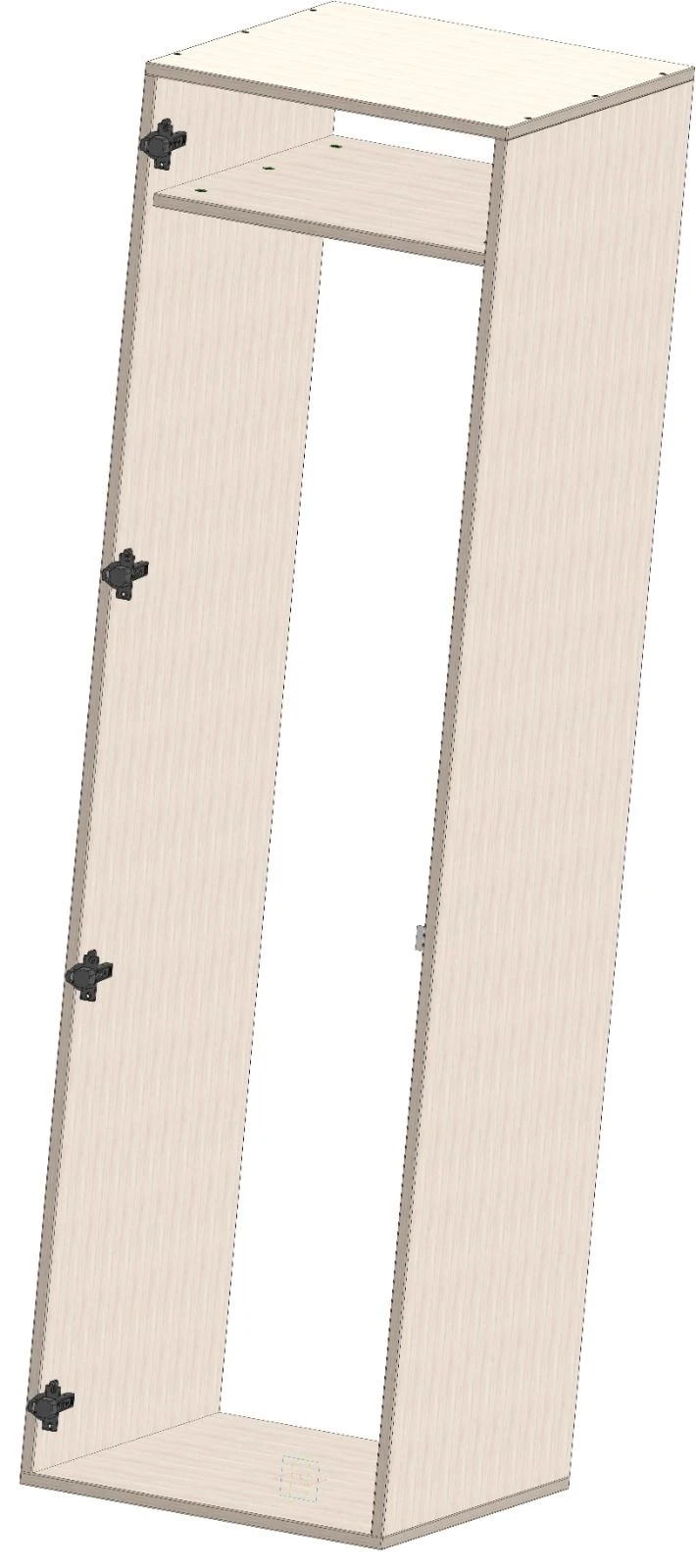 Single-Door Wardrobe for Clothing Storage RBP-1