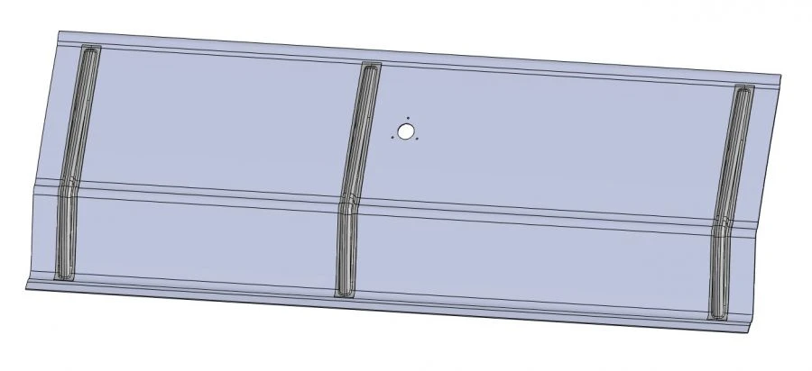 Complete Ceiling Panel for Vehicles 5299-403-5702026-30