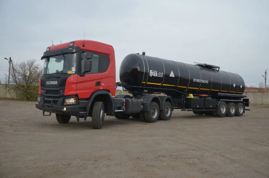 Semi-trailer-tanker , type GRPPPP3 , modification 922508-0000010