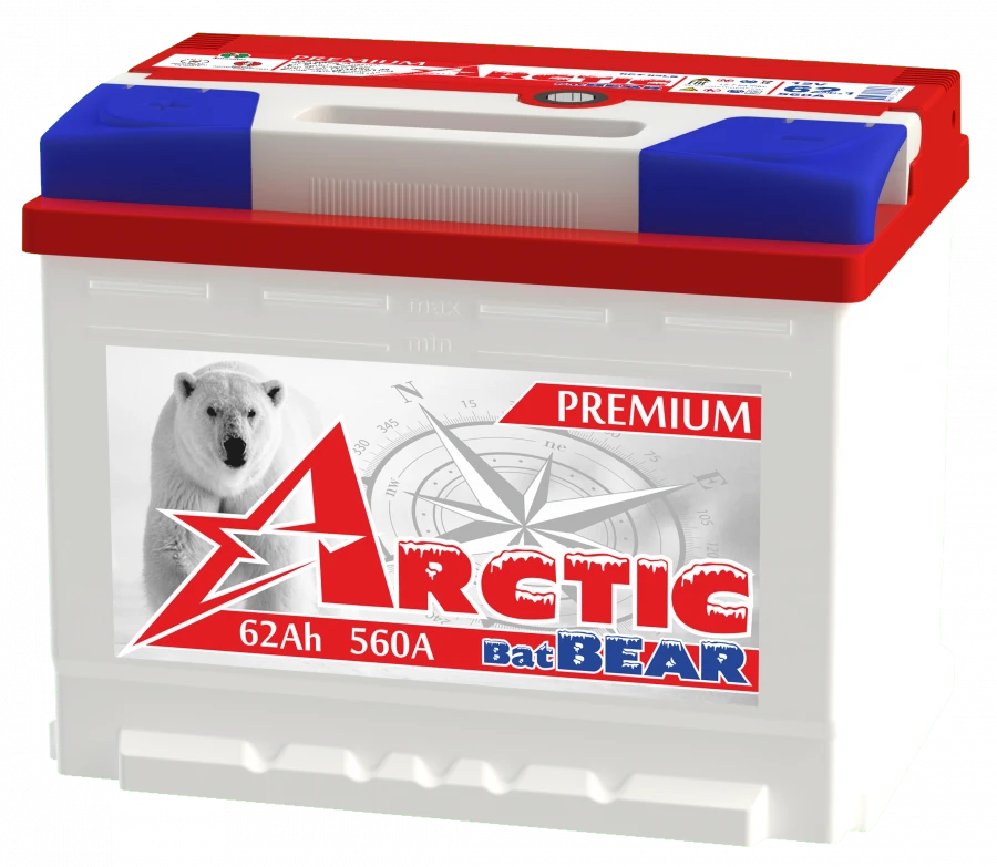 Lead-Acid Starter Battery for Internal Combustion Engines 12V Arctic BatBEAR