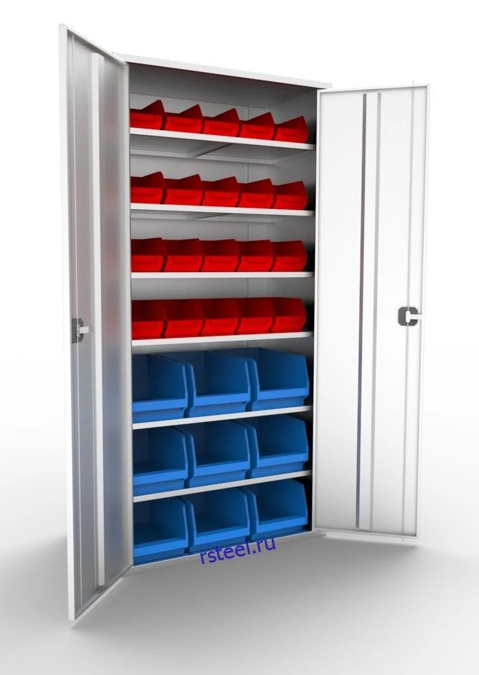 Metal Storage Cabinet for Plastic Boxes, Series SHKA