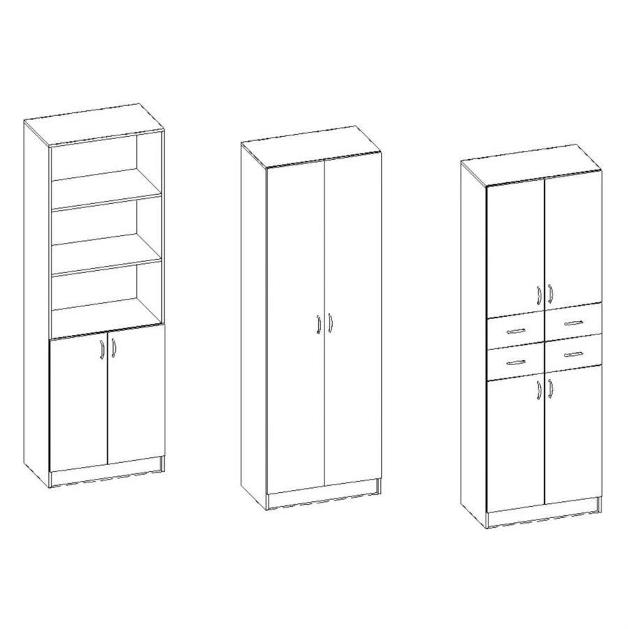 Educational Material Storage Cabinet - LDP Base