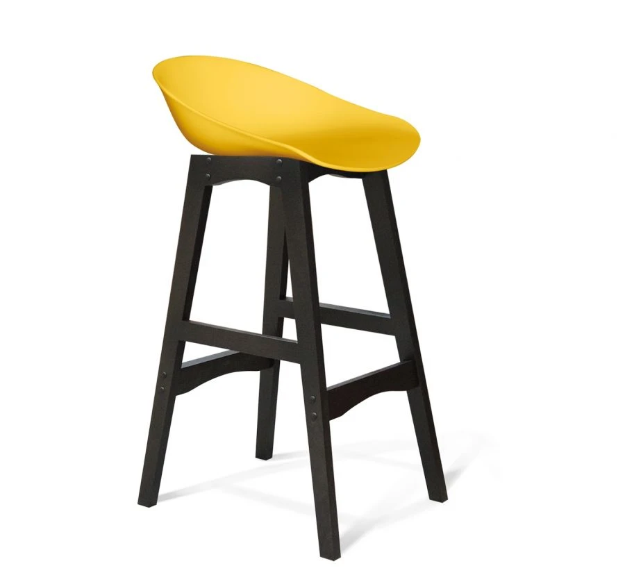 Sheffilton SHT-ST19/S65 Bar Stool with Durable Polypropylene Seat