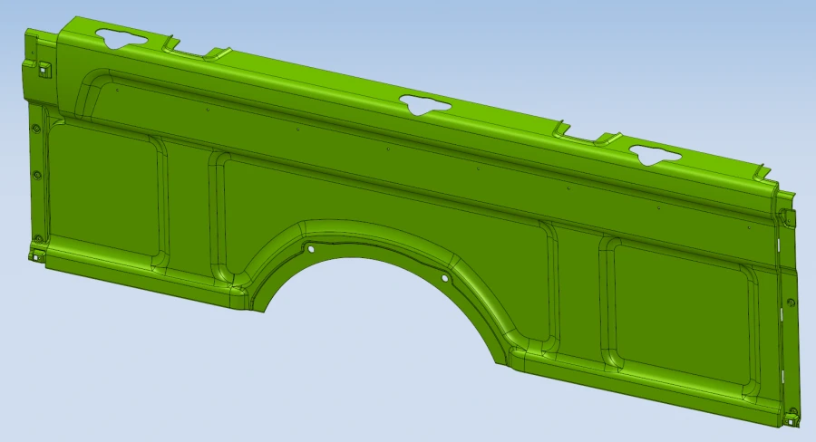 Rear Left Side Upholstery for A65R33 Model - A65R33-5402085