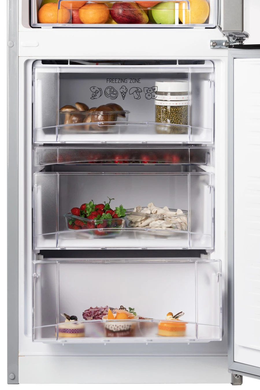 Nordfrost NRB 152 S Refrigerator-Freezer Combo