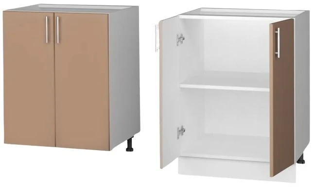 Kitchen Cabinet Table with 2 Doors