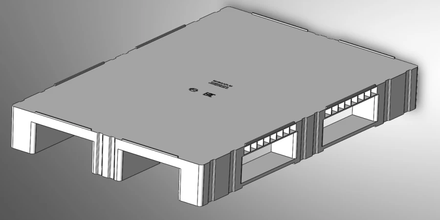 Universal Polymer Pallet - Solid, Multi-Use