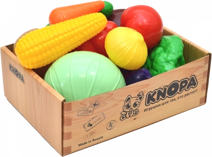Large Vegetable Box for Role Play - KNOPA 1/6