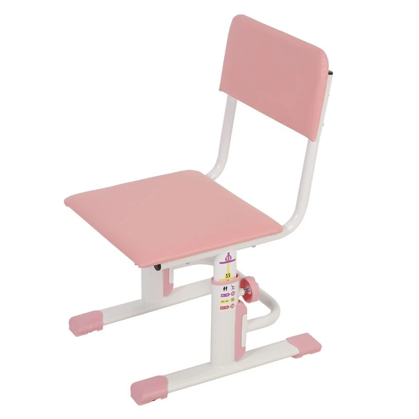 Adjustable Polini Kids City Chair / Polini Kids Smart S, White-Pink, Code 0001556.69
