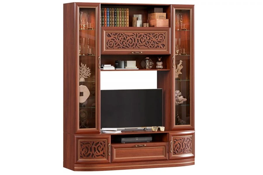 Alexandria LD 618010.000 TV Stand (Walnut)