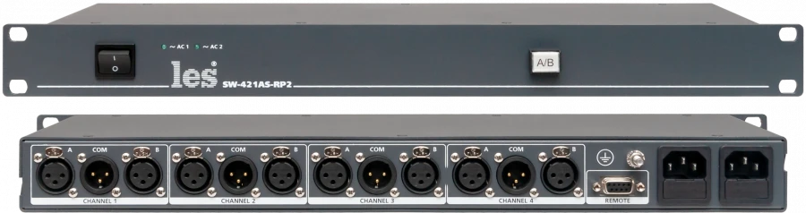 مفتاح ريلاي رباعي القنوات للإشارات الصوتية المتماثلة SW-421AS-RP2