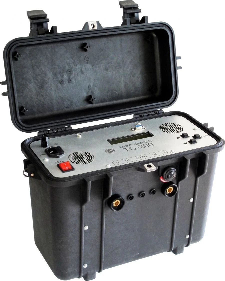 ميكرو أوم متر لقياس المقاومة الكهربائية TS-200