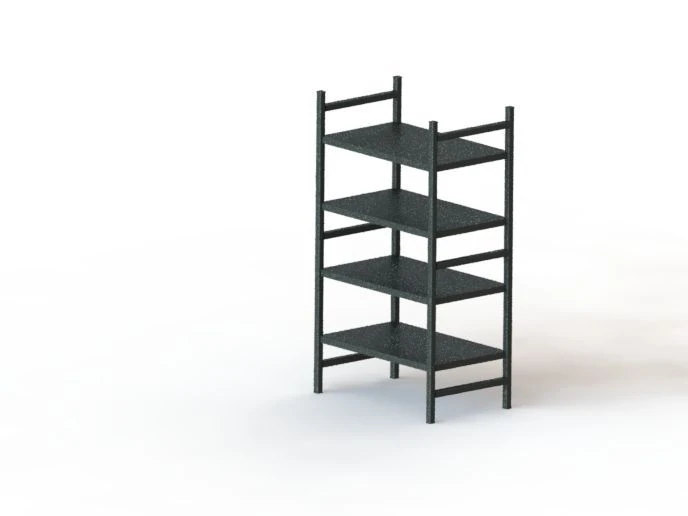 Heavy-Duty Metal Storage Rack