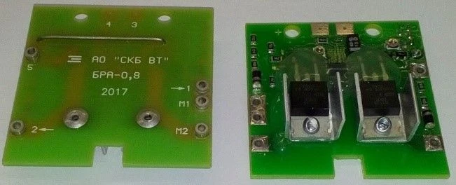 كتلة التحكم والتشغيل BРA-0.8 للمحركات الكهربائية