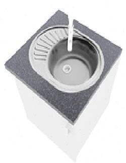 Kitchen Base Cabinet with Sink, Brand "OOO SPECTR