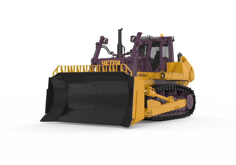 Crawler Tractor Chetra T-35.01KB-3 Heavy-Duty Bulldozer