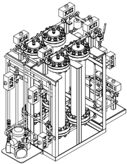 وحدات تحضير الغاز مع التجديد SHELF