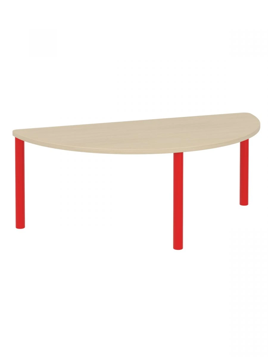 Children's Semi-Round Table 400mm / Red