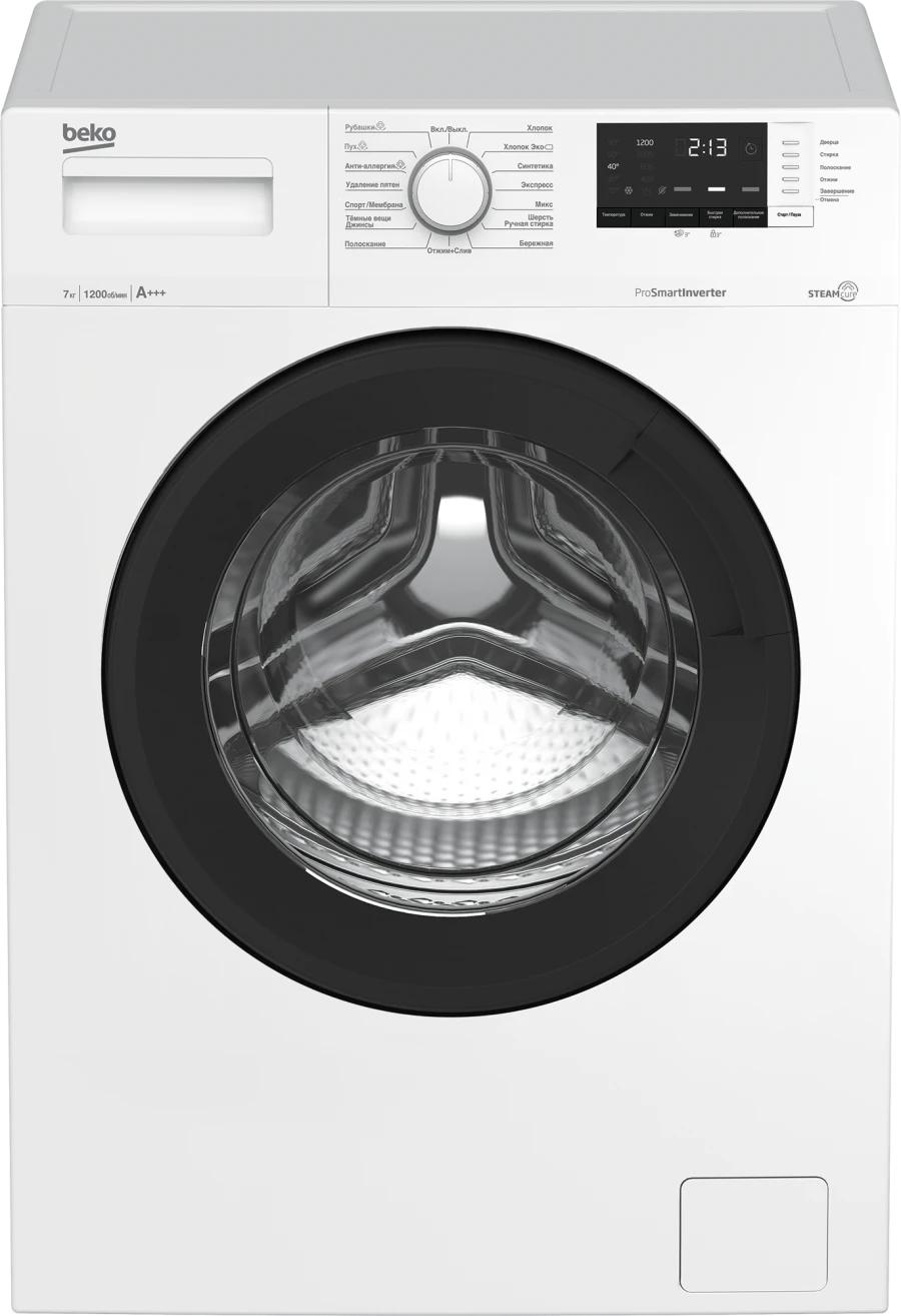 غسالة ملابس أوتوماتيكية كاملة التحميل 7 كجم WSRE7612XAWI(BY)