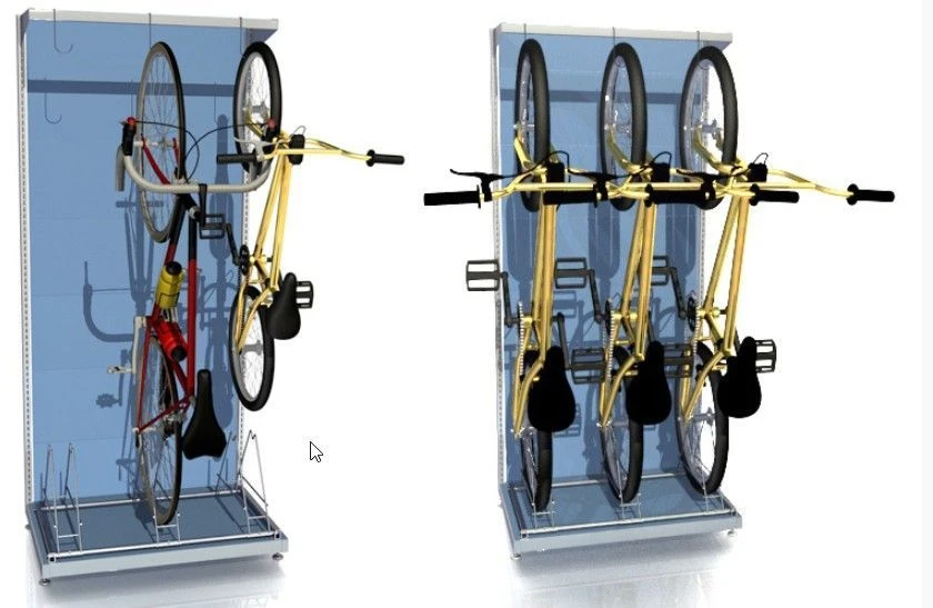 رفوف تخزين الدراجات 1000x560x2300 مم