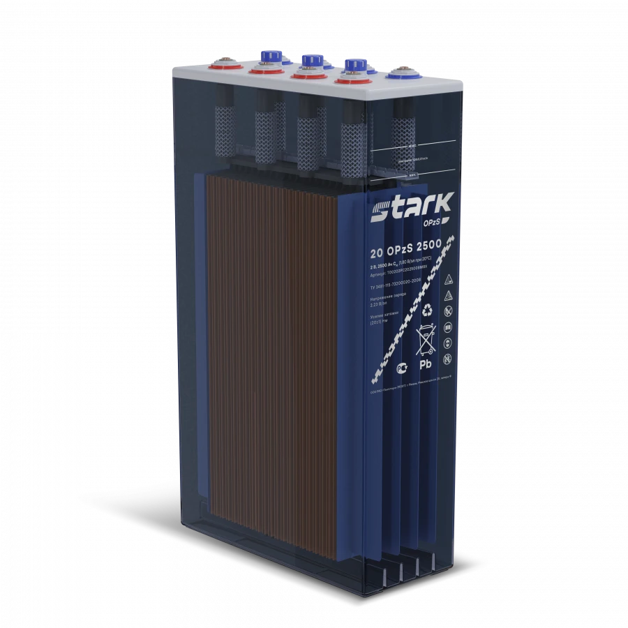STARK 20 OPzS 2500 Lead-Acid Battery for Stationary Applications