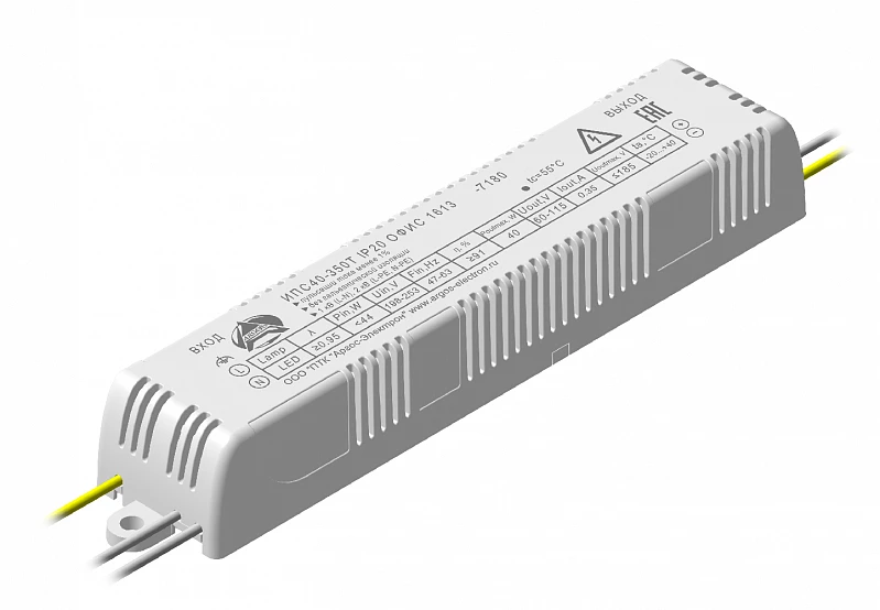 مصدر الطاقة LED أرجوس IPS40-350T IP20