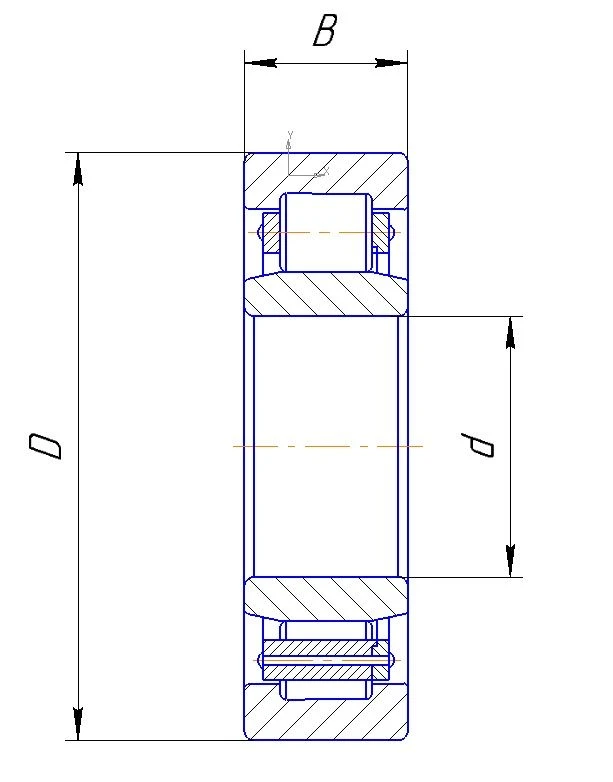 محمل دوار 6-1032948M-ETU 100/3