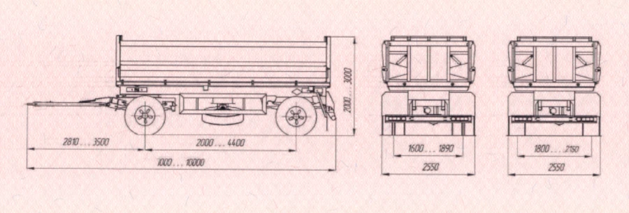 UST Support Trailer with Removable Side and End Panels, Model 94651H