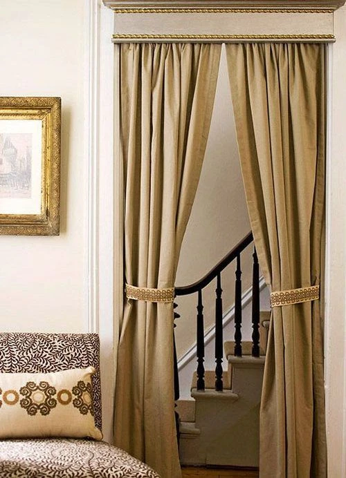 Aesthetic Textile Curtain for Interior Decoration and Light Control