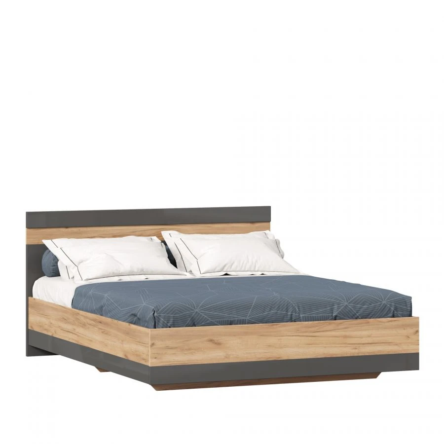 Fiji LD.659070.000 M Bed 1600 (Golden Oak/Anthracite)